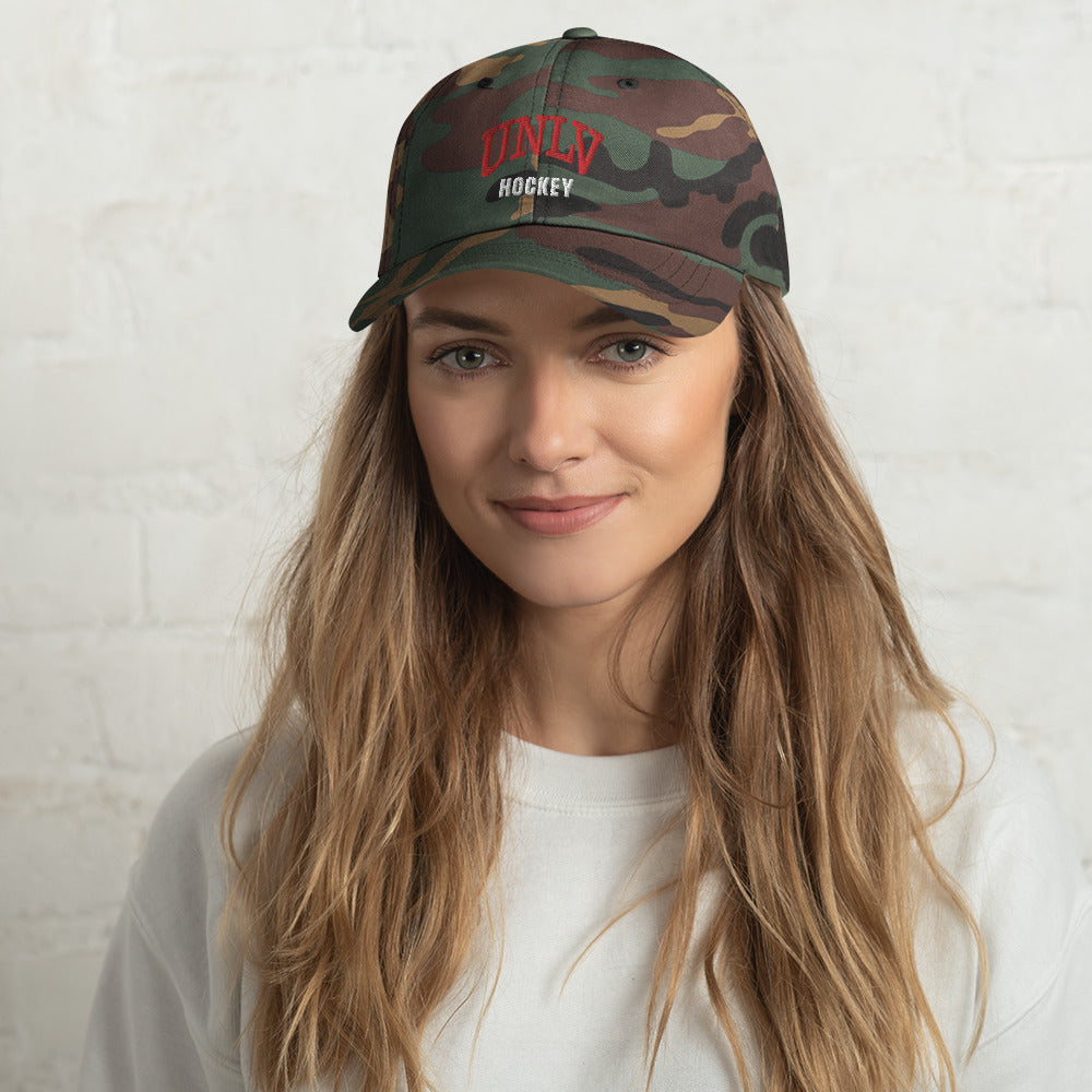 Las Vegas LV Green Camouflage Baseball Cap Hat Adjustable Strap