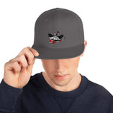 Hockey Hey Reb Snapback Hat