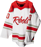 UNLV Rebels Men’s Hockey Jersey – White/Red/Silver