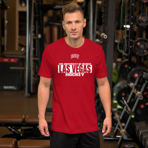 UNLV Hockey Short-Sleeve Unisex T-Shirt