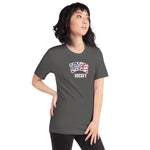 UNLV Hockey x USA Short-Sleeve Unisex T-Shirt