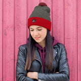 UNLV Hockey Rebels Pom-Pom Beanie