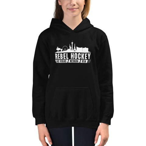 Rebel Hockey x Las Vegas Skyline Kids Hoodie