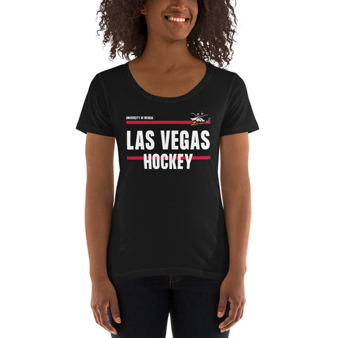 UNLV Hockey Ladies' Scoopneck T-Shirt