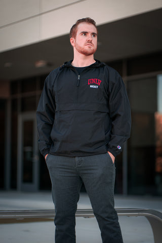 UNLV Hockey Embroidered Champion Packable Jacket